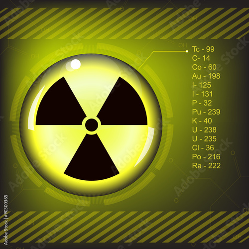 radiation warning symbol