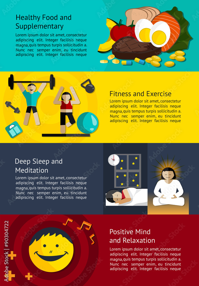 Naklejka premium Healthy life infographic banner template layout design health care education vector
