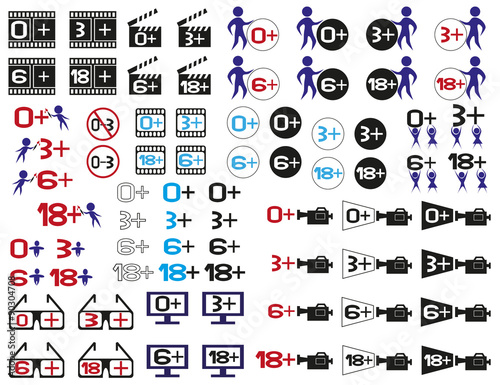 age limitation icons