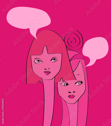 girls talking