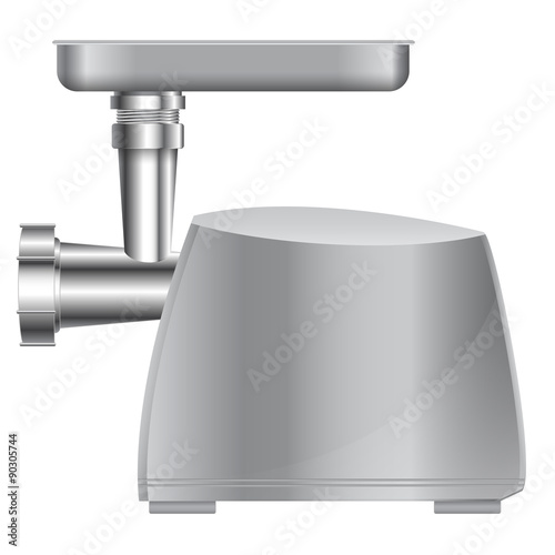 Electric meat grinder.