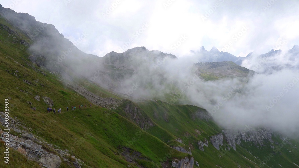 Wanderweg im Montafon Wanderweg im Montafon