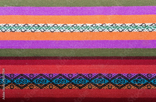 Aguayo andean  loom photo