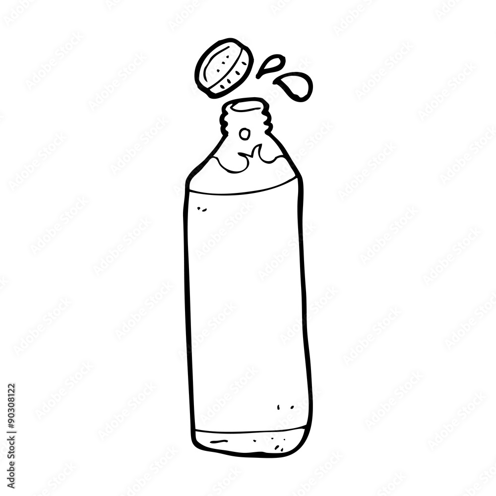 cartoon water bottle Stock Vector Adobe Stock
