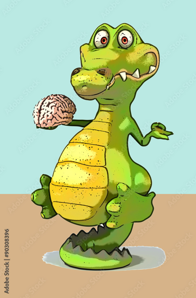 Fototapeta premium Fun crocodile