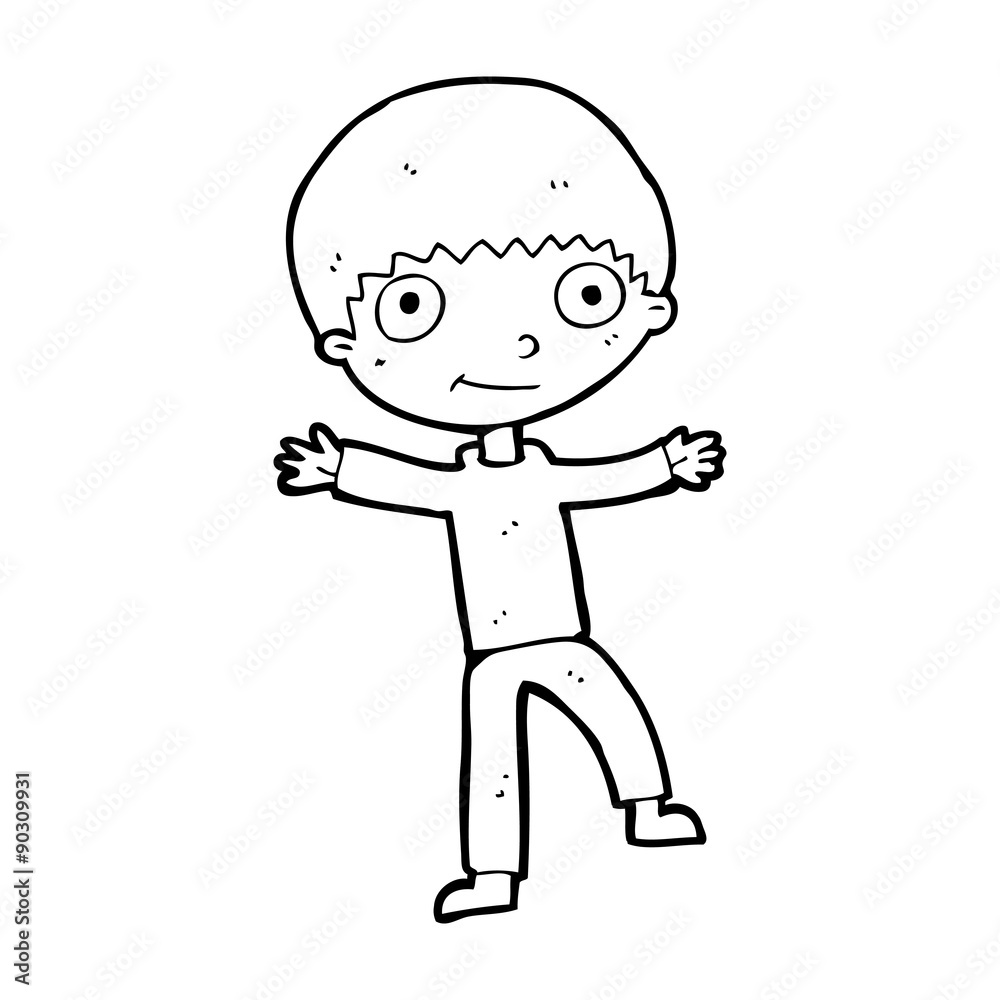 cartoon happy boy cartoon happy boy