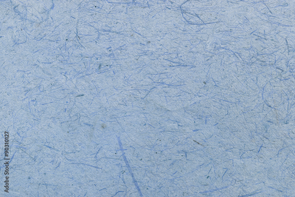 Abstract background of Blue paper with natural texture