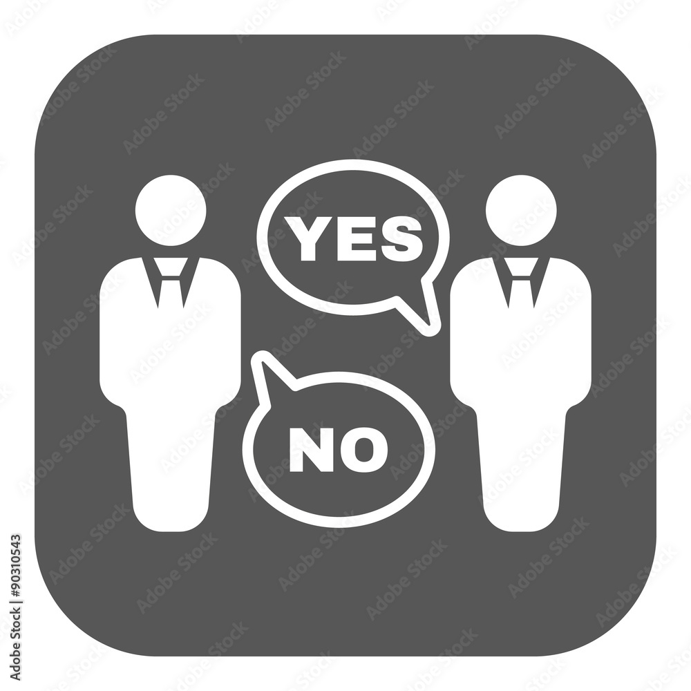 Discussion Signages Discussion Icon Flat