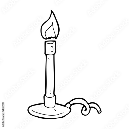 cartoon bunsen burner
