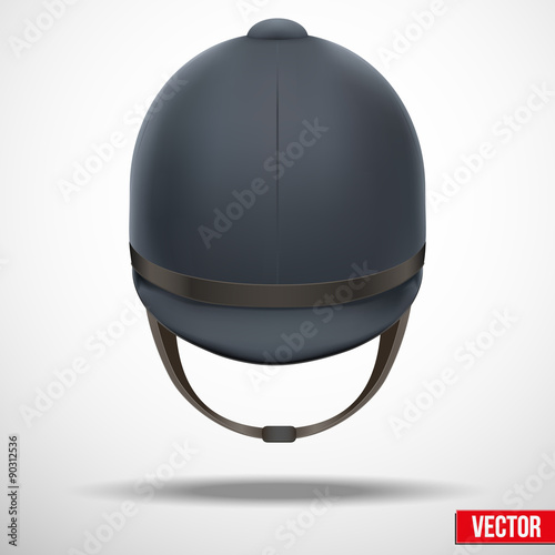 Jockey helmet for horseriding athlete