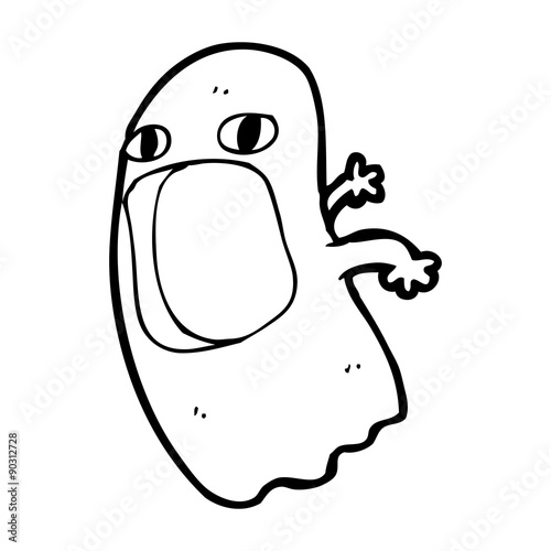 funny cartoon ghost
