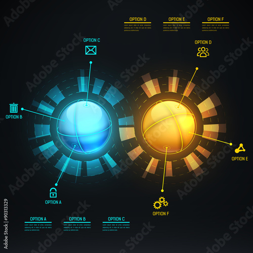 Colorful Geometric Infographic