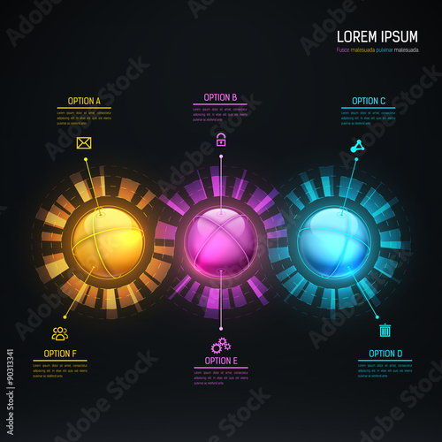 Colorful Geometric Infographic