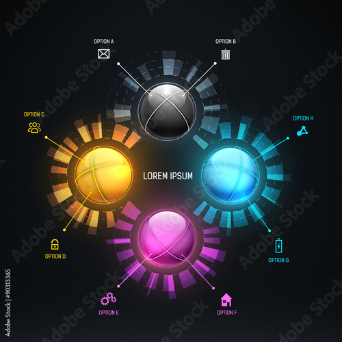 Colorful Geometric Infographic