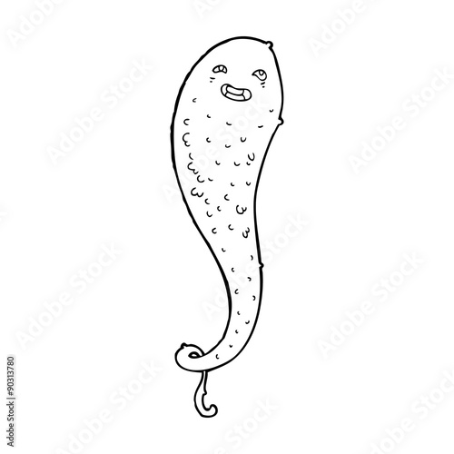 cartoon spooky ghost