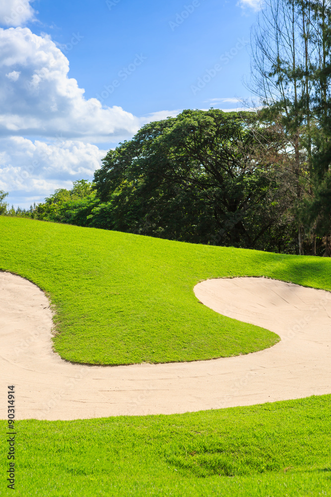 Fototapeta premium golf course in nature