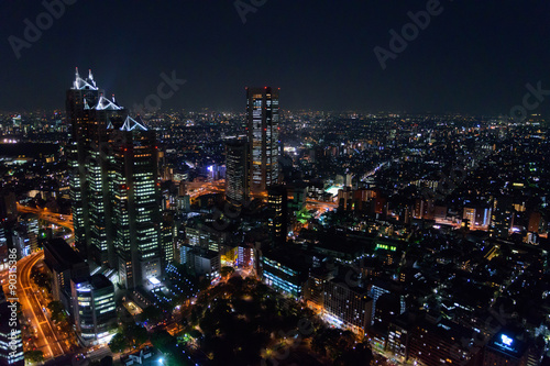 Night scene of Tokyo