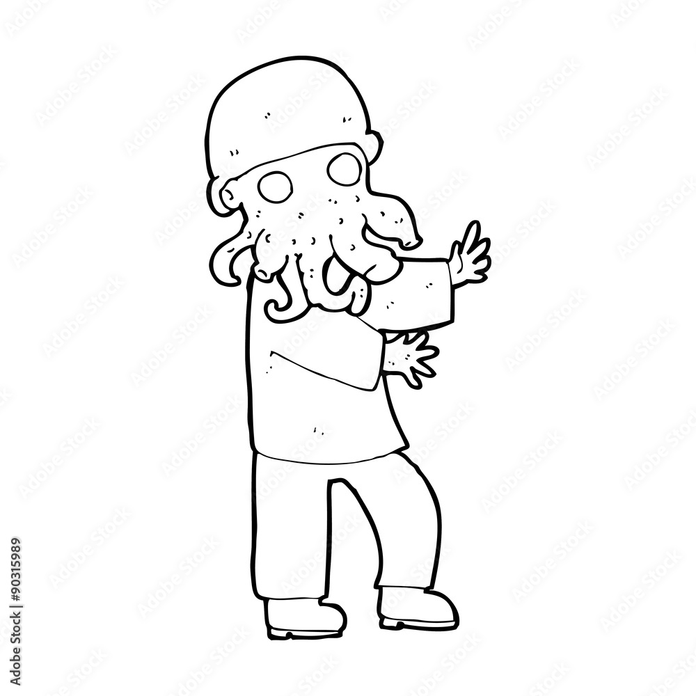 cartoon monster man cartoon monster man