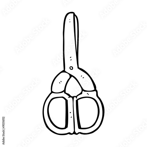 cartoon scissors