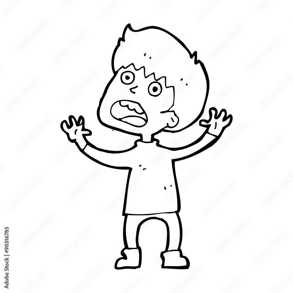 cartoon stressed boy cartoon stressed boy