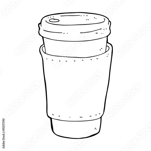 cartoon coffee cup