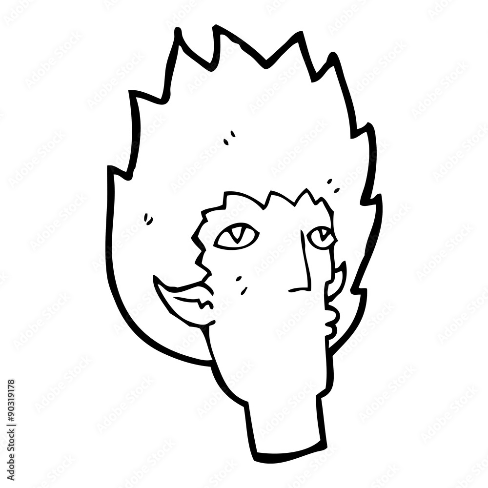 cartoon vampire face cartoon vampire face