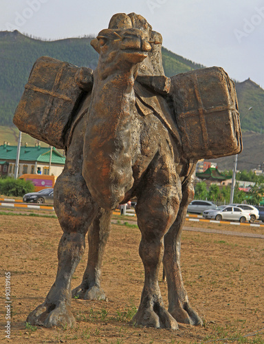statue of camel in Ulan Bator © babble