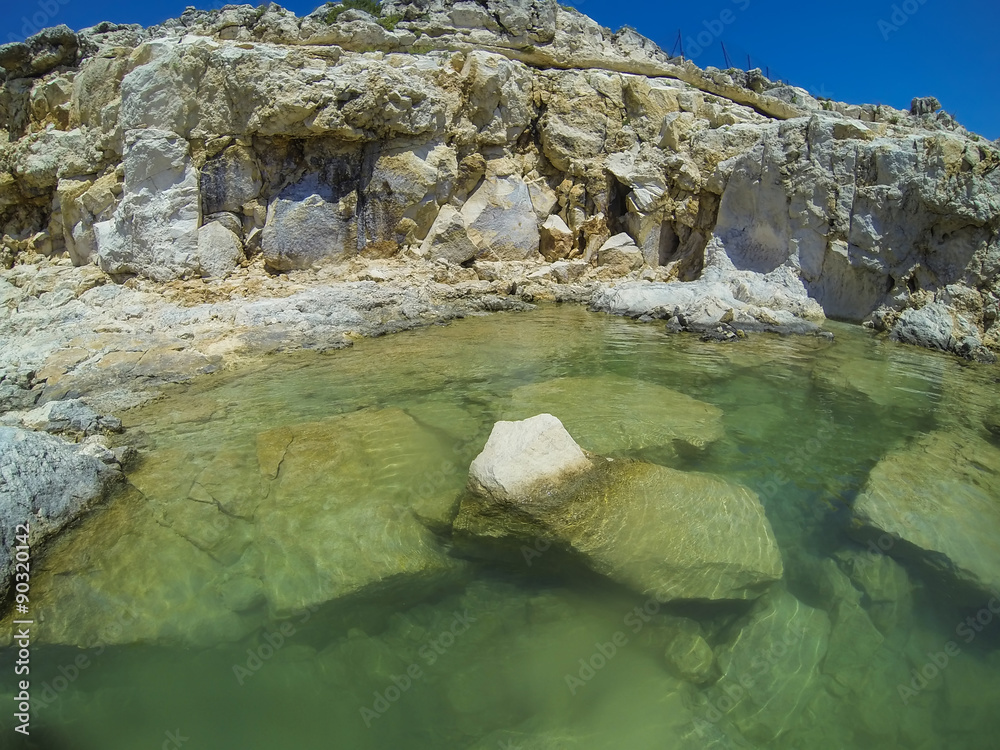 Fototapeta premium reserve of the plemmirio in Syracuse 