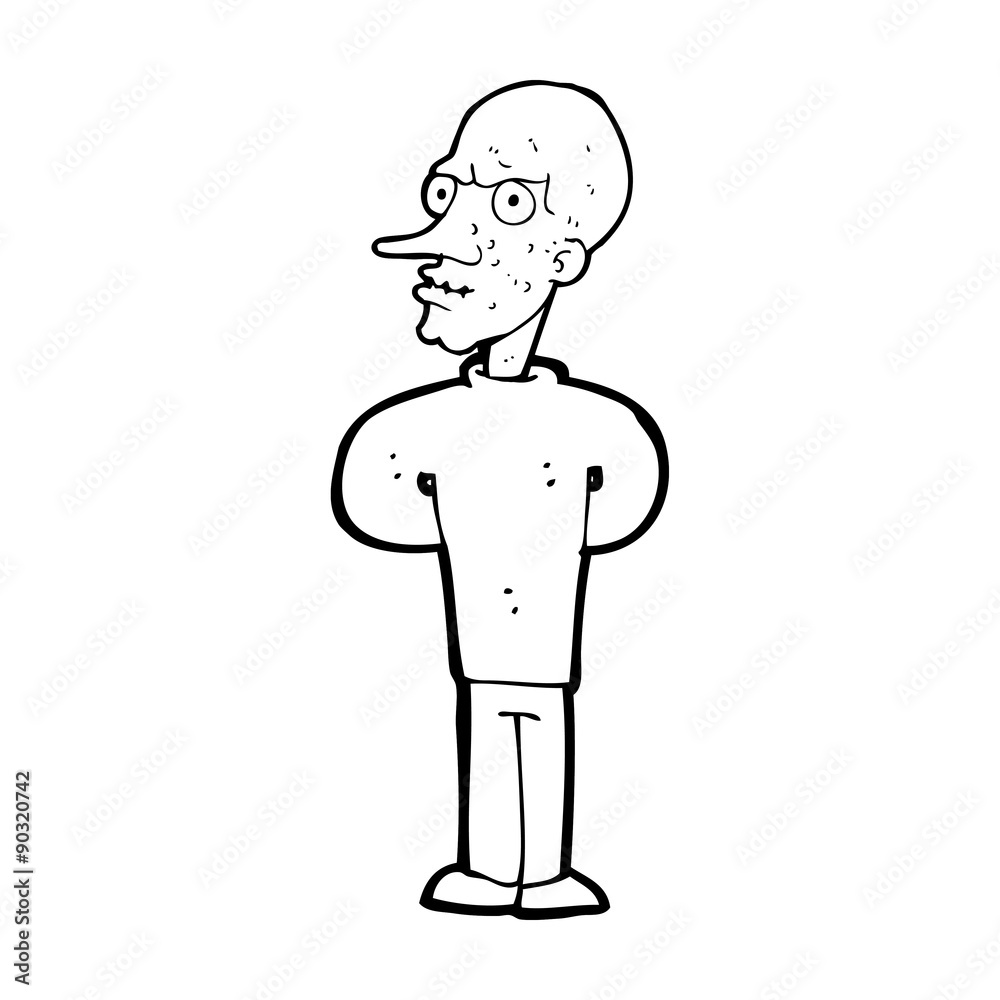 cartoon evil bald man cartoon evil bald man