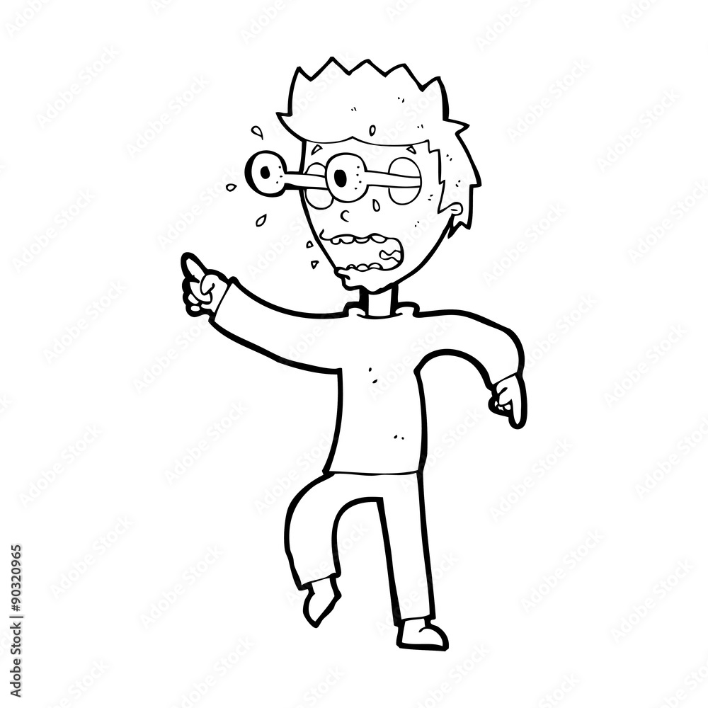 cartoon man with popping out eyes cartoon man with popping out eyes