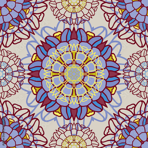 Vector seamless pattern. Decor for your design.