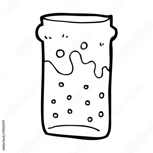 cartoon pint of beer