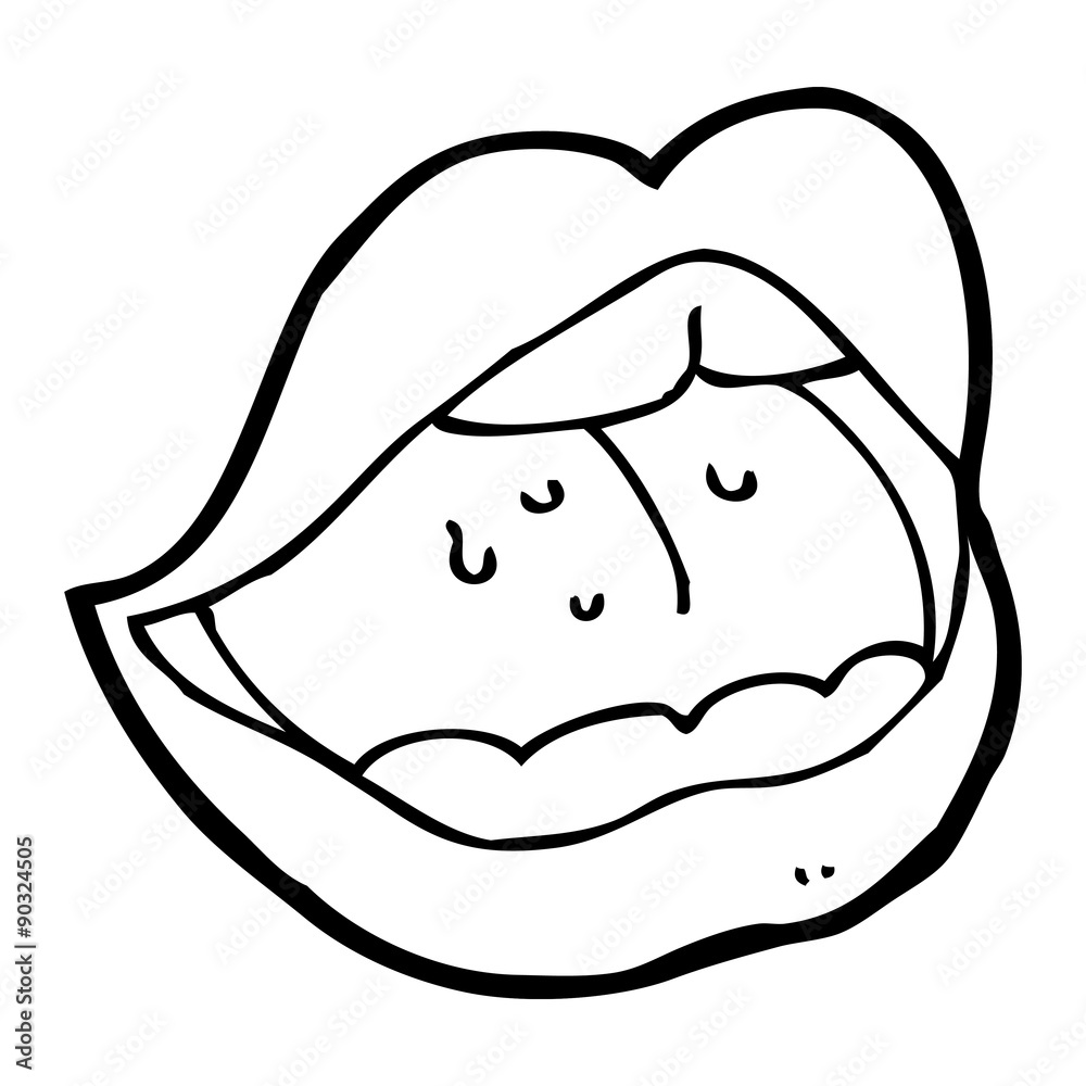 cartoon open mouth cartoon open mouth