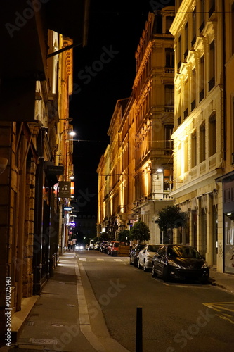 Rue Lyonnaise de nuit © Jean-Claude Drillon