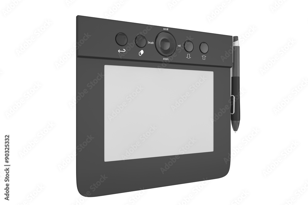 Fototapeta premium Digital Graphic Tablet with Pen