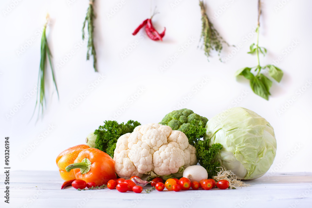 Fresh vegetables. Fresh vegetables.