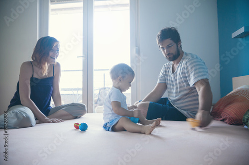 Parents With Their Son