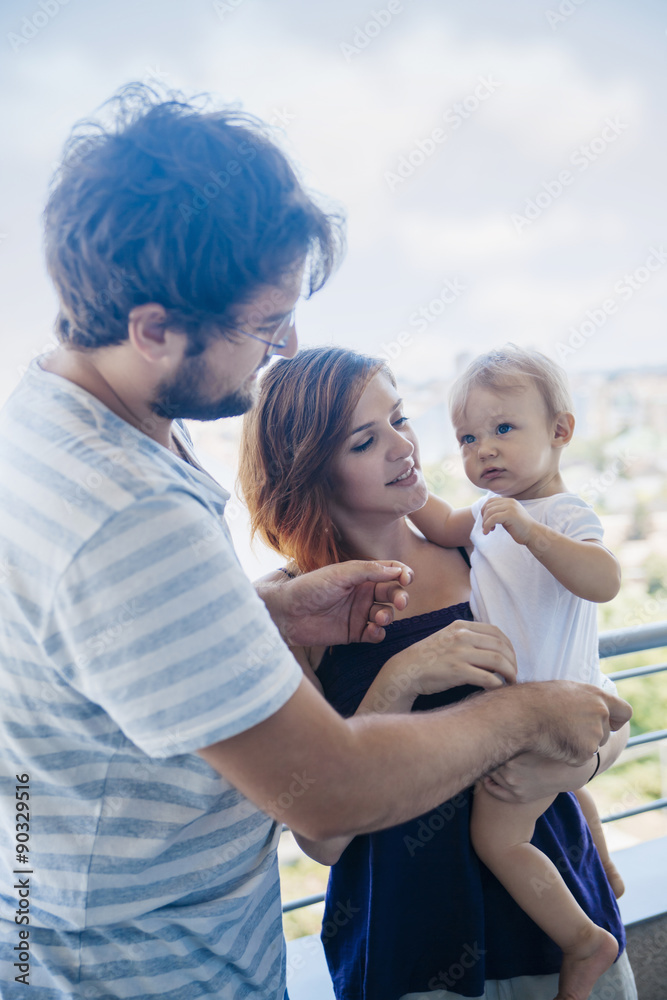 Parents With Their Son Parents With Their Son