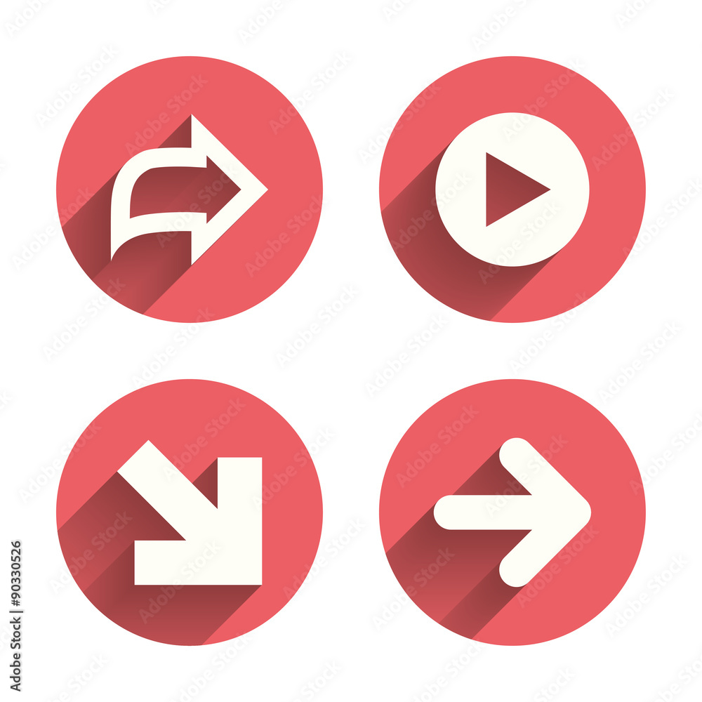 Arrow icons. Next navigation signs symbols. Arrow icons. Next navigation signs symbols.
