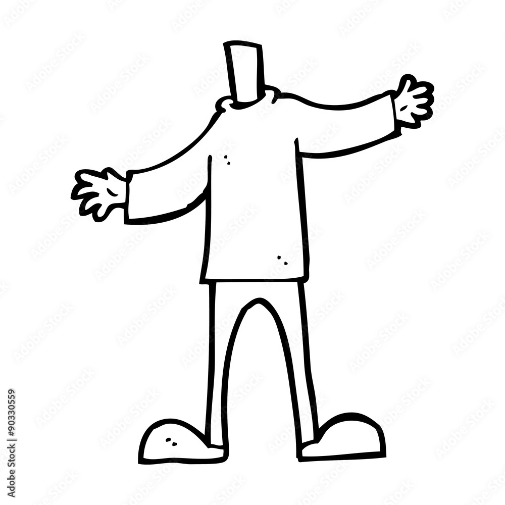 cartoon body (mix and match cartoons or add your own photo head)