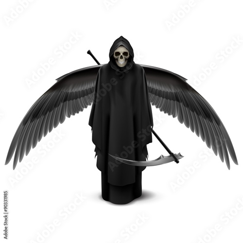 Two-winged angel of death