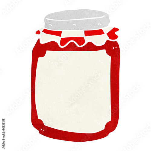 cartoon jar of preserve