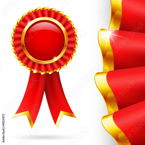 Red award ribbon