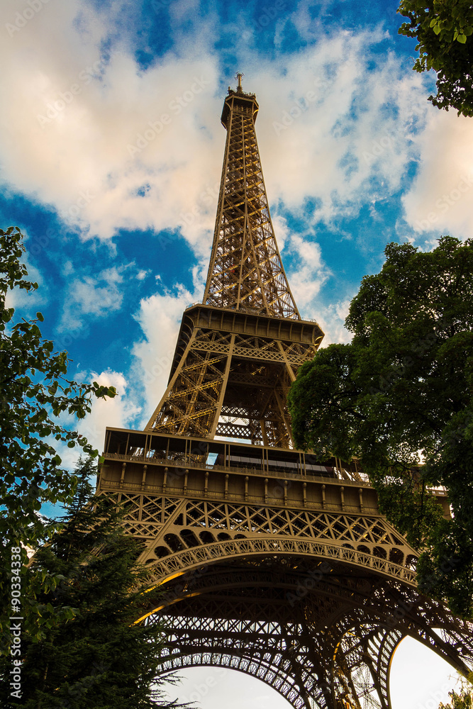 La tour Eiffel, Paris, France.