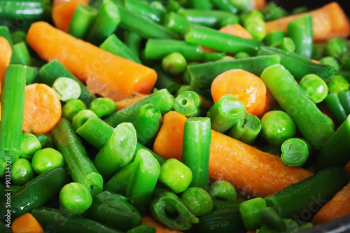  green beans and carrots