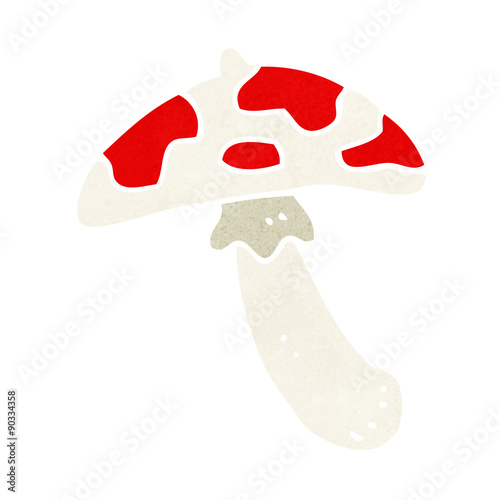 cartoon poisonous toadstool