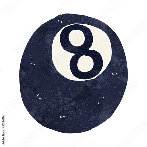 cartoon eight ball