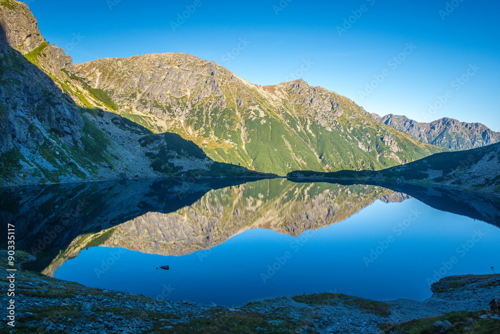 Black pond - pond in Tatra Mountains