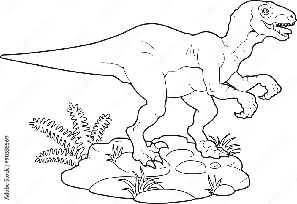 Obraz premium velociraptor