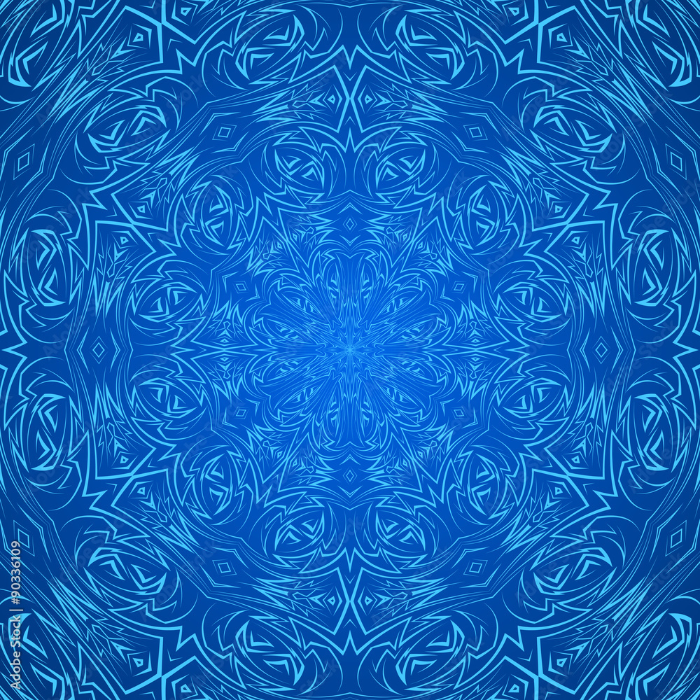 Abstract pattern in blue Abstract pattern in blue